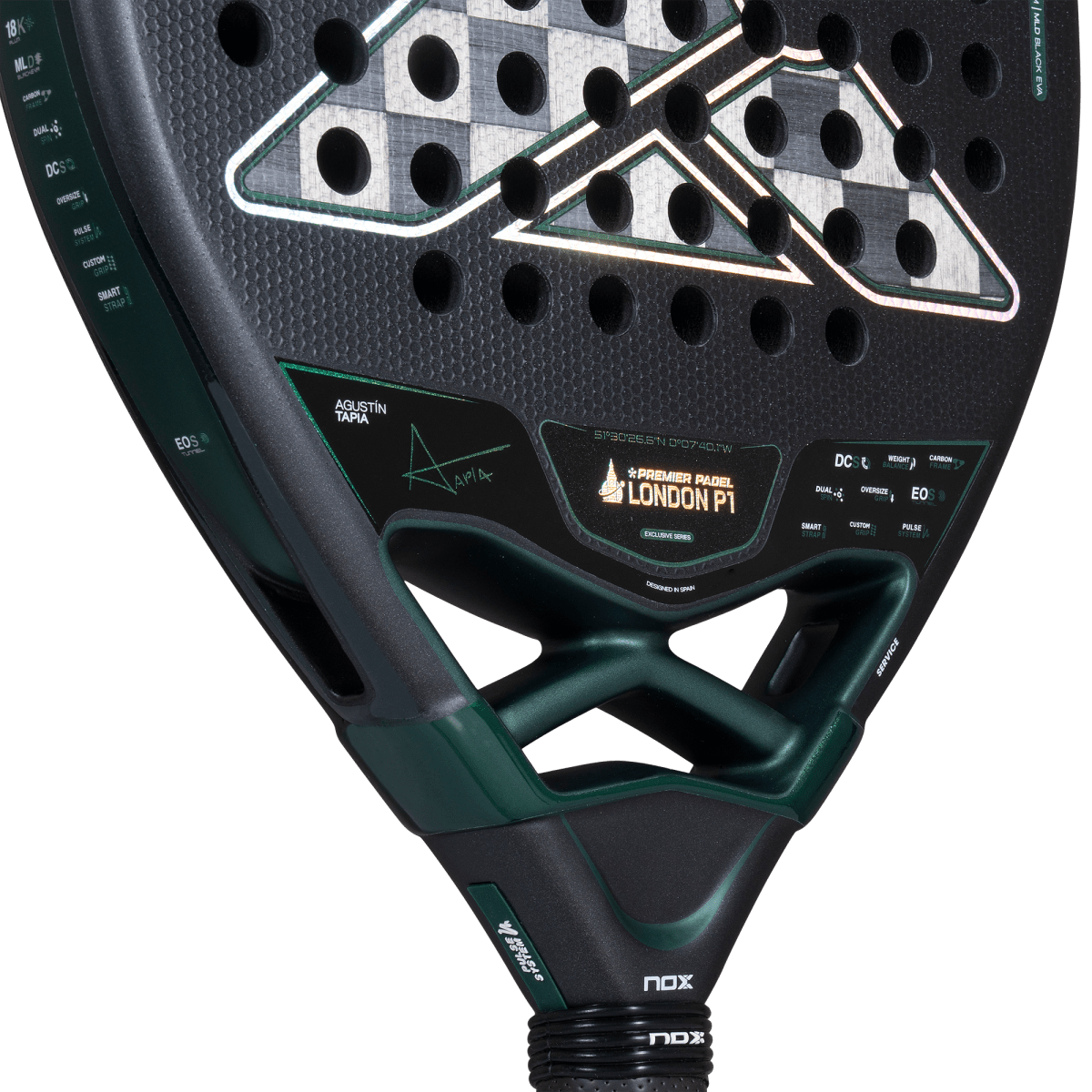 Nox AT10 Genius 18K Alum London P1 Exclusive Edition 2026 Agustín Tapia - Imagen 3