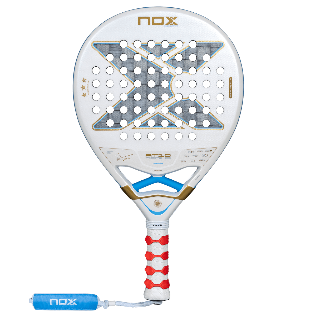 Nox AT10 Genius 18K Alum Argentina Exclusive Edition 2026 Agustín Tapia - Imagen 8
